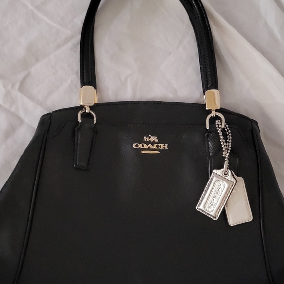 Coach small navy satchel - Picture 2 of 6